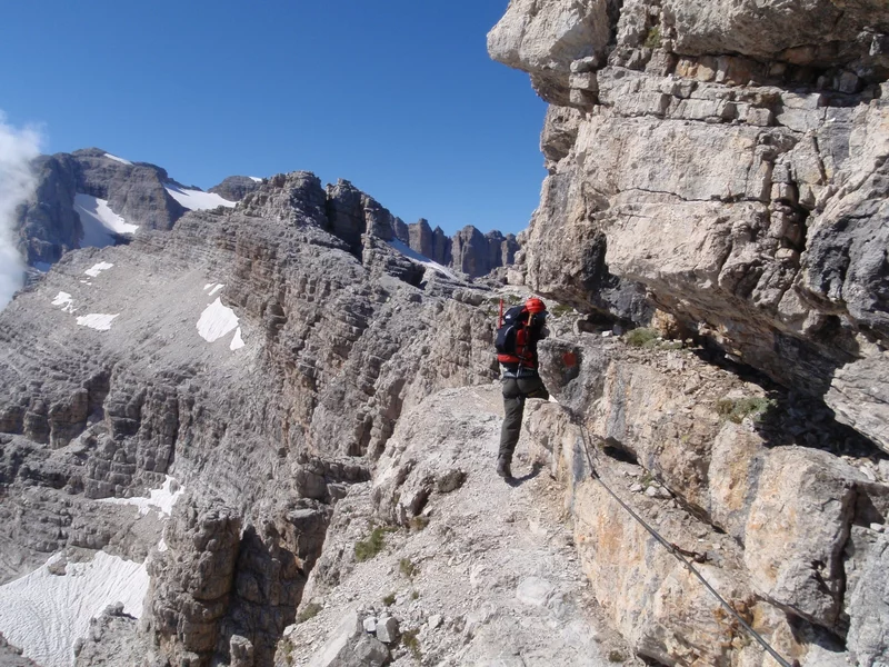 Sentiero Attrezzato Alfredo Benini, Dolomiti Di Brenta
