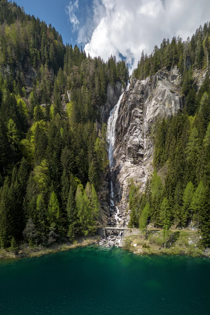 Cascata Del Leno In Valle Di Daone