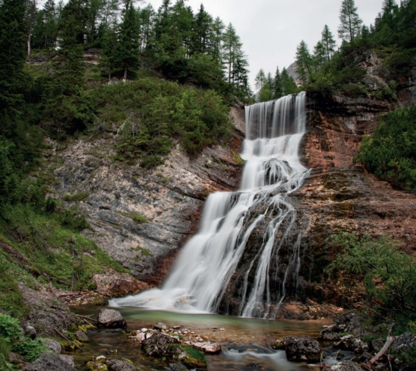 Fanes Falls Via Ferrata (iron Road)