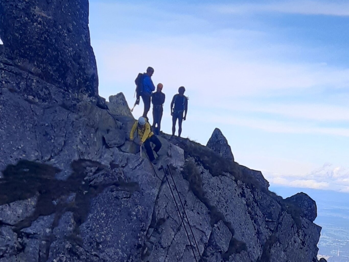 Giuseppe Olivieri Via Ferrata At Punta Anna