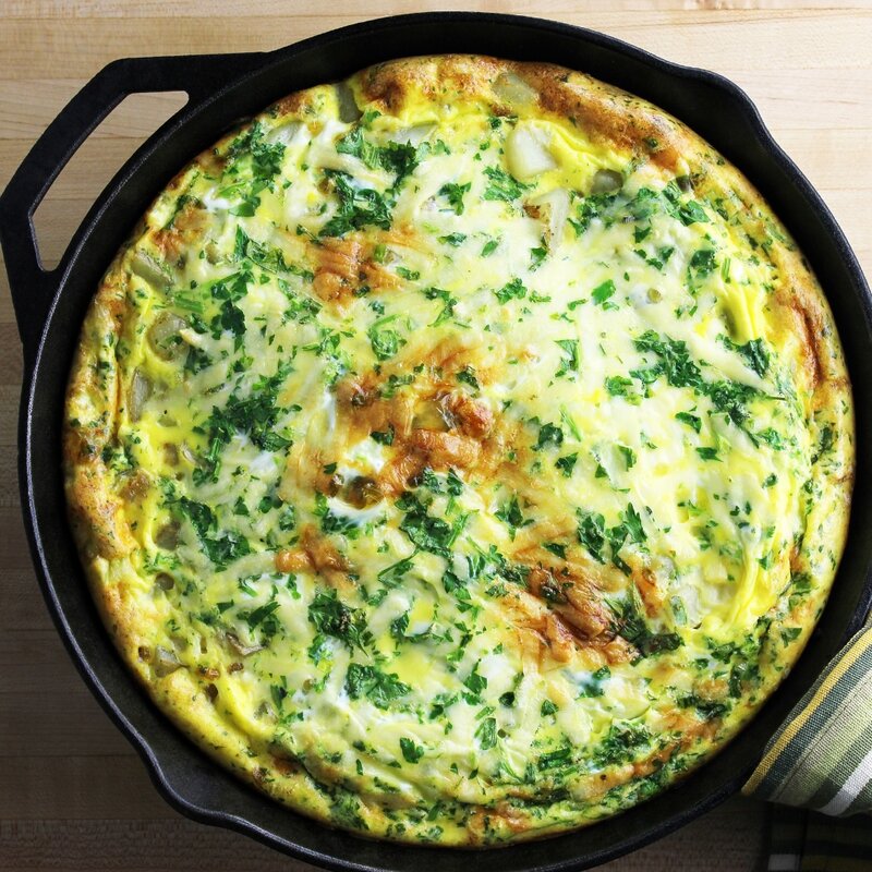 Wild Herbs frittata