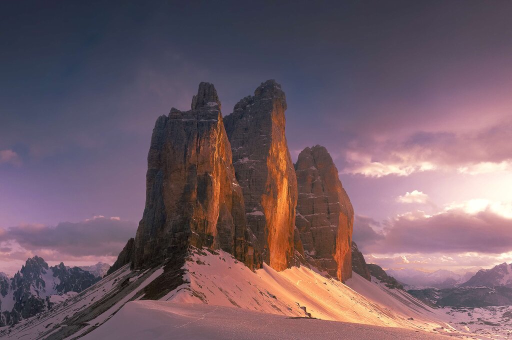 Tre Cime di Lavaredo - Inverno | © Nicola Bombassei