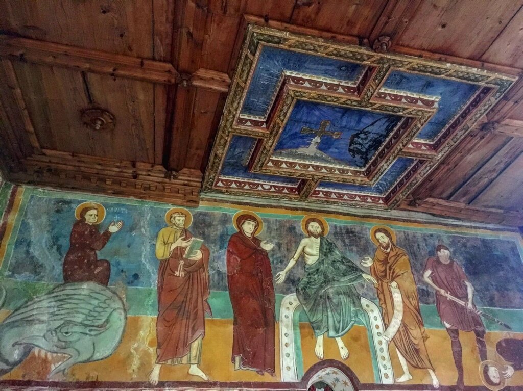 PARTICOLARE CHIESA SANTA MARGHERITA VIGO DI CADORE 