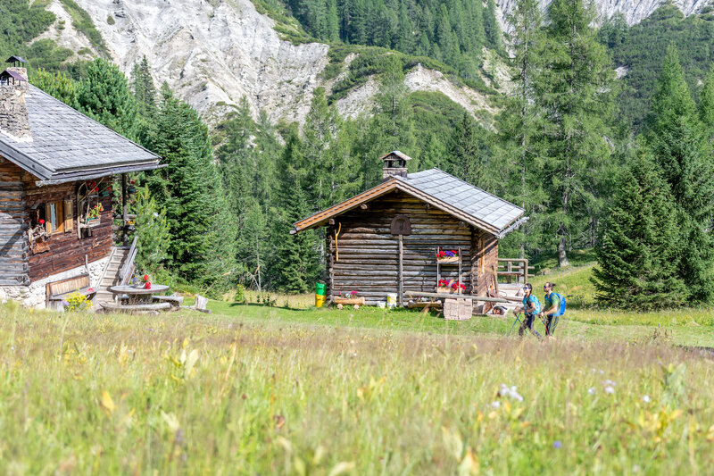 Wooden chalets of Valfredda