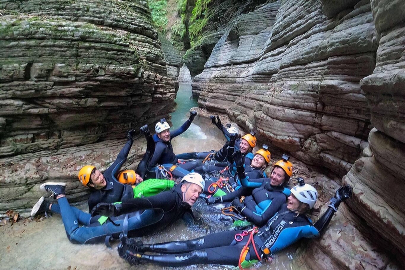 Canyoning in Val Maor